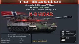 155MM King Of Artillery  Vidar  WAR THUNDER [upl. by Aeet]