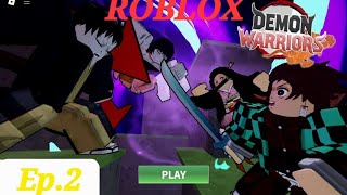 roblox  demon warriors  trying new nichrinkatana [upl. by Barbi]