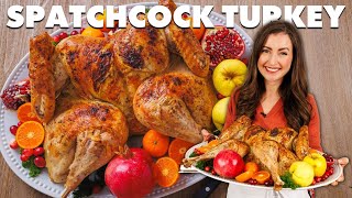 Easy Spatchcock Turkey Recipe  Perfect for Thanksgiving [upl. by Gilli521]