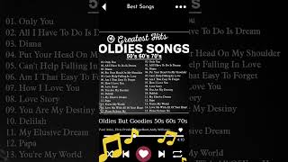 OLDIES BUT GOODIES 50S 60S 70S 80S GREATEST HITS SONGS OF ALL TIME [upl. by Itisahc]