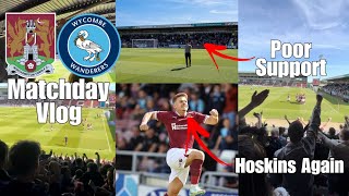 COBBLERS FALL SHORT AGAINST WYCOMBE HORROR GK MISTAKE Cobblers vs Wycombe Wanderers Matchday Vlog [upl. by Esyla159]