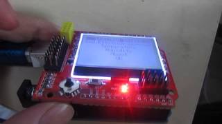 LCD12864 Shield Demo [upl. by Vidovic72]