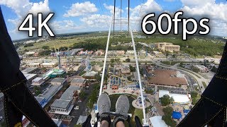 SkySled onride 4K POV 60fps Fun Spot America [upl. by Nomad]