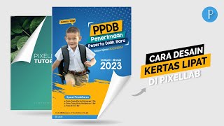 Cara Membuat Efek Kertas Lipat di PixelLab [upl. by Suoivatco]