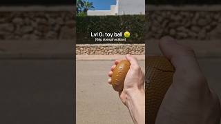 Lvl 0 vs Lvl  Grip Strength Edition💪 fitnessshorts griptraining handgripper [upl. by Jeritah624]