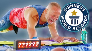 Longest Plank EVER  Guinness World Records [upl. by Notlek]