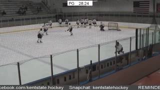 Kent State Ice Hockey vs Indiana University of Pennsylvania 10142016 [upl. by Meeharb]