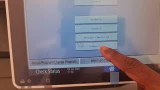 How to Enter Service Menu in Ricoh IM C3500 Printer  Service Mode [upl. by Allana]