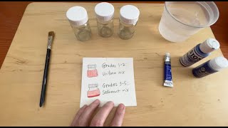 Mixing Paints for Wetonwet Watercolor painting [upl. by Evy693]