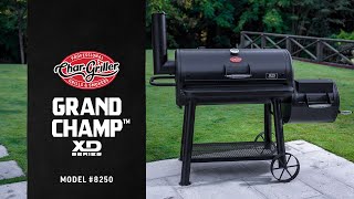 CharGriller® Grand Champ Offset Smoker  CharGriller [upl. by Pytlik699]