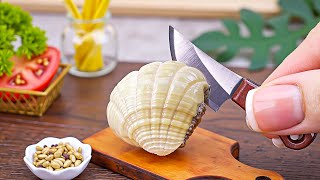 Ultimate Miniature Clam Linguine Recipe ASMR Tiny Pasta Dish That’s Almost Too Cute to Eat [upl. by Adli]