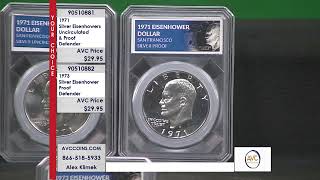 1971  1973 Silver Eisenhowers  Uncirculated amp Proof  Defender [upl. by Adnuahs479]