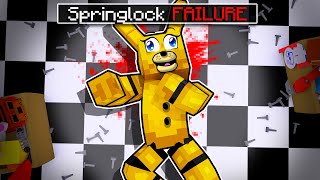 Spring Bonnie Springlock Failure Minecraft FNAF Roleplay [upl. by Weinman]