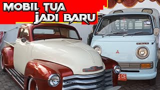 PAMERAN MOBIL KLASIK MOBIL TUA  JADI BARU [upl. by Adnwahsor]