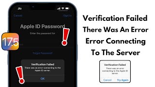 Fix Verification Failed There Was An Error Connecting To The Server [upl. by Aisiram]