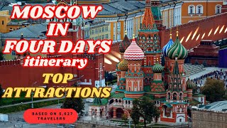 MOSCOW TRAVEL GUIDE IN FOUR DAYS 2024 [upl. by Rettig]