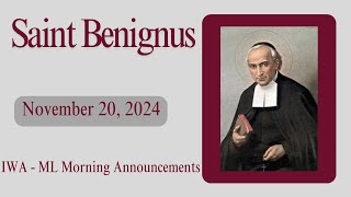 The Feast Day of Saint Benignus [upl. by Derdlim]