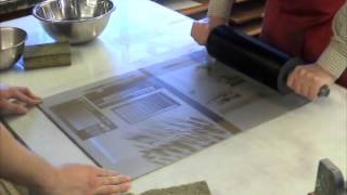 Printing Quality Lithographs Using an Etching Press [upl. by Philly571]