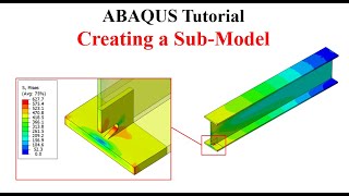 31 ABAQUS Tutorial Creating a Submodel [upl. by Delorenzo]