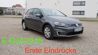 EGolf 2018  Die ersten Eindrücke [upl. by Neiv]