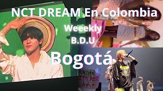 NCT DREAM Concierto Vlog  Blog Bogotá Colombia Weeekly BDU [upl. by Aimaj]