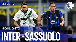 INTER 12 SASSUOLO  HIGHLIGHTS  SERIE A 2324 ⚫🔵🇬🇧 [upl. by Chauncey]