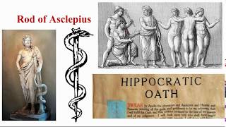 Symbol of Medicine Cadaceus Rod of Asclepius Red cross  Myth Explained [upl. by Janina709]