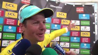 Jakob Fuglsang  postrace interview  stage 8  Critérium du Dauphiné 2017 [upl. by Dwane]