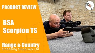 BSA Scorpion TS PCP Air Rifle Review  Range and Country [upl. by Noned]