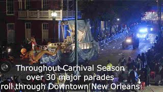 Downtown New Orleans Mardi Gras Cleanup [upl. by Suoirtemed]