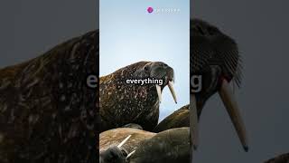 Amazing Facts About Walruses You Didnt wildanimalwatching facts wildlifewatch animals funfacts [upl. by Nilyad]