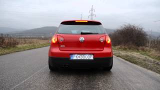 Golf V GTI custom exhaust sound [upl. by Litton840]