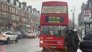 Golders Green Running Day GYE394W M394 on Route 240 at Golders Green 10324 [upl. by Dadelos]