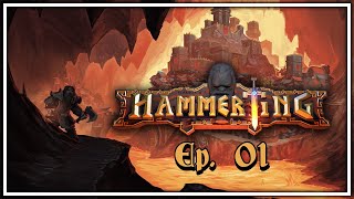 HAMMERTING Gameplay Español Ep 1  Construyendo una Ciudad Bajo la Montaña [upl. by Haff]