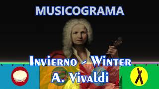 MUSICOGRAMA  INVIERNO  WINTER  VIVALDI  PLAY ALONG [upl. by Epps332]