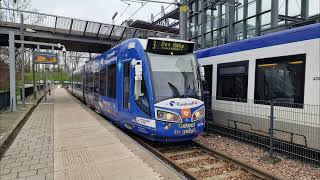 HTM RandstadRail 3 Den Haag Loosduinen  Zoetermeer CentrumWest  Alstom RegioCitadis 4001  4K [upl. by Ahsinik]