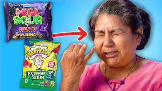 Mexican Moms try the most EXTREME Sour Candy [upl. by Goodhen]