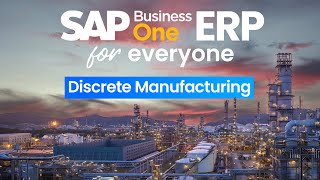 ERP for Discrete Manufacturing  SAP Business One for Everyone  SoftCore Solutions [upl. by Rahel316]