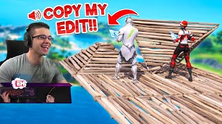 The FIRST EVER 100 player Editing Contest in Fortnite [upl. by Akilat695]