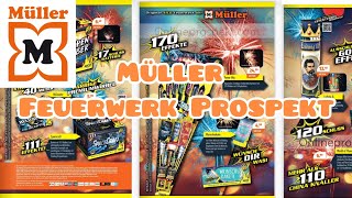 Müller Feuerwerk Prospekt 2024 [upl. by Ellerrehs]