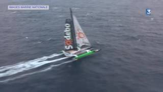 Thomas Coville pulvérise le record du tour du monde en 49 jours [upl. by Yr457]