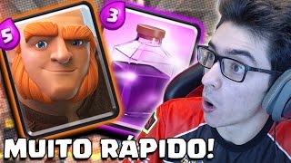 PERFEITO O NOVO DECK DE GIGANTE MAIS RÁPIDO DO CLASH ROYALE [upl. by Riane]