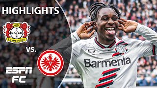 🚨 THE STREAK EXTENDS TO 48 🚨 Bayer Leverkusen vs Eintracht Frankfurt  Bundesliga Highlights [upl. by Imef]