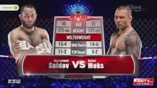 KSW 30 Aslambek Saidov vs Rafał Moks WSTĘP DO WALKI [upl. by Yalhsa]