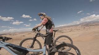 SLICKROCK Trail in Moab Utah 3 average MTB riders experience and perspective [upl. by Shaia512]