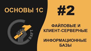 2 Основы 1С 83 с нуля Файловые и клиентсерверные информационные базы [upl. by Anelrihs]