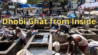 Exploring Mumbais Iconic Dhobi Ghat from the Inside Glimpse into Indias Largest OpenAir Laundry [upl. by Atiuqat]