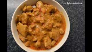 Gestoofde Lamsvlees Roghan josh Kashmiri lamsgerecht [upl. by Dolan]