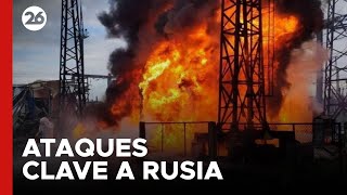 Rusia atacó instalaciones clave en varias regiones de Ucrania [upl. by Pugh]