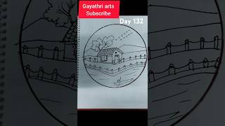 Day 132 House drawing basic drawing class [upl. by Eittocs]